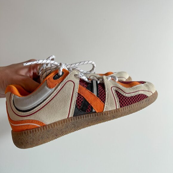 Ganni Sporty Mix Retrp Sneakers Egret EU Size 36 - Picture 4 of 9